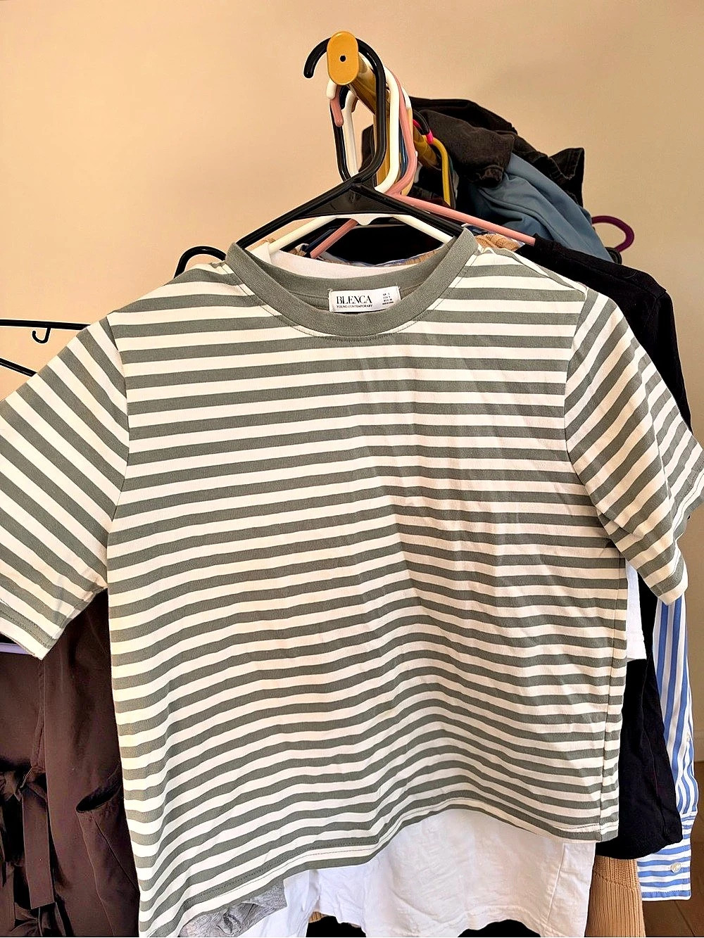 BLENCA Striped Short Sleeve Tee